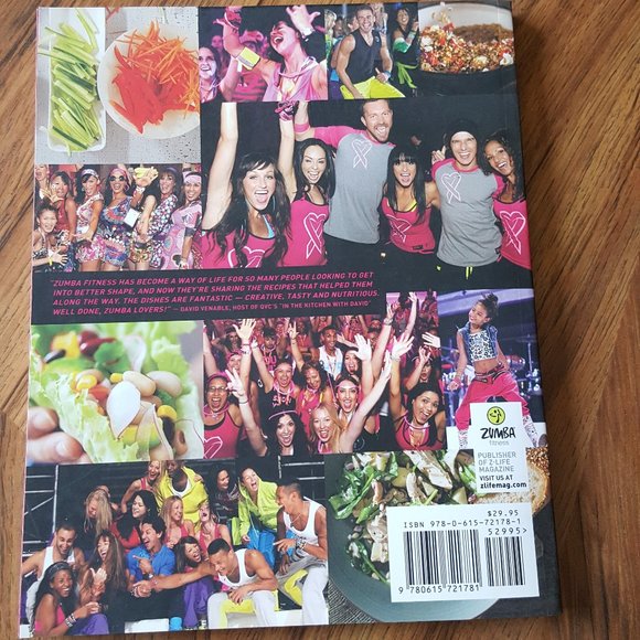 New Zumba Lovers Cookbook 157 pages recipes delish summer - Picture 2 of 5